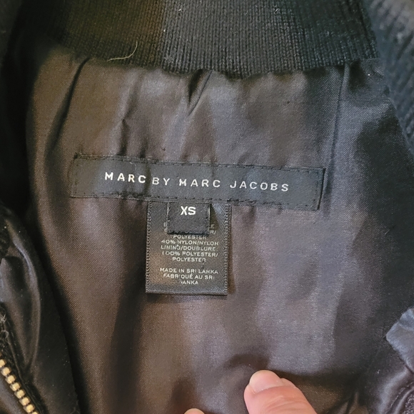 MARC by MARC JACOBS black quilted puffer midi buttons knit size XS - Picture 5 of 5